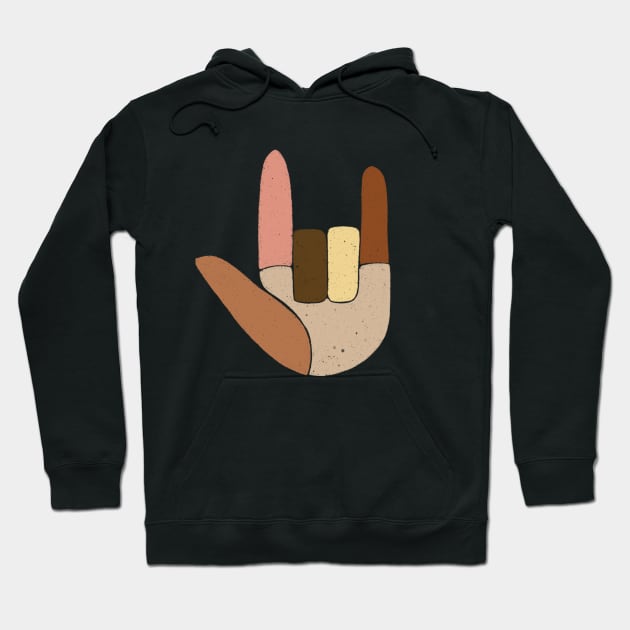 I Love You Sign Language Hoodie by Self Love Nudge